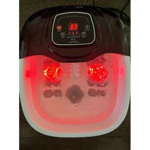 Foot Spa Bath Massager with Heat, Bubble and Vibration, Digital Temp Control